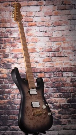 Charvel Pro-Mod DK24 HH 2PT CM Poplar Burl Guitar