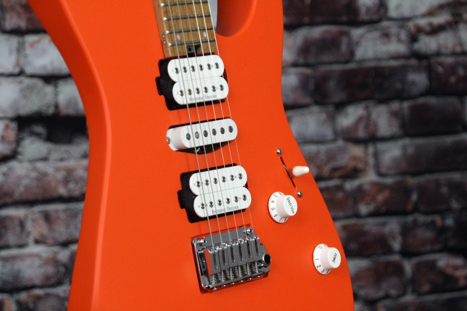 Charvel Pro-Mod DK24 HSH 2PT | Orange Crush Satin Guitar 6 Charvel Pro-Mod DK24 HSH 2PT | Orange Crush Satin Guitar