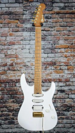 Charvel Pro-Mod DK24 HSS 2PT CM Guitar | Snow White