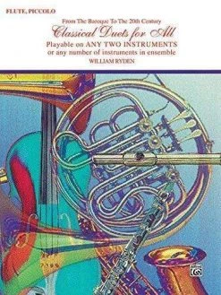 Alfred Publishing Method Books Classical Duets For All : Flute, Piccolo