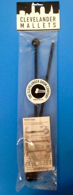 Concert / Marching Cleveland Hard Plastic Xylophone Mallets | Black