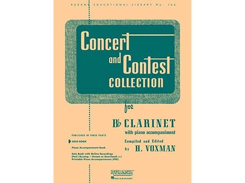 Hal Leonard Concert And Contest - Bb Clarinet Method Books 3 Hal Leonard Concert And Contest - Bb Clarinet Method Books