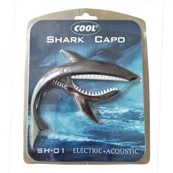 COOL MUSIC INC. Guitar Accessories Cool Music Black Shark Capo