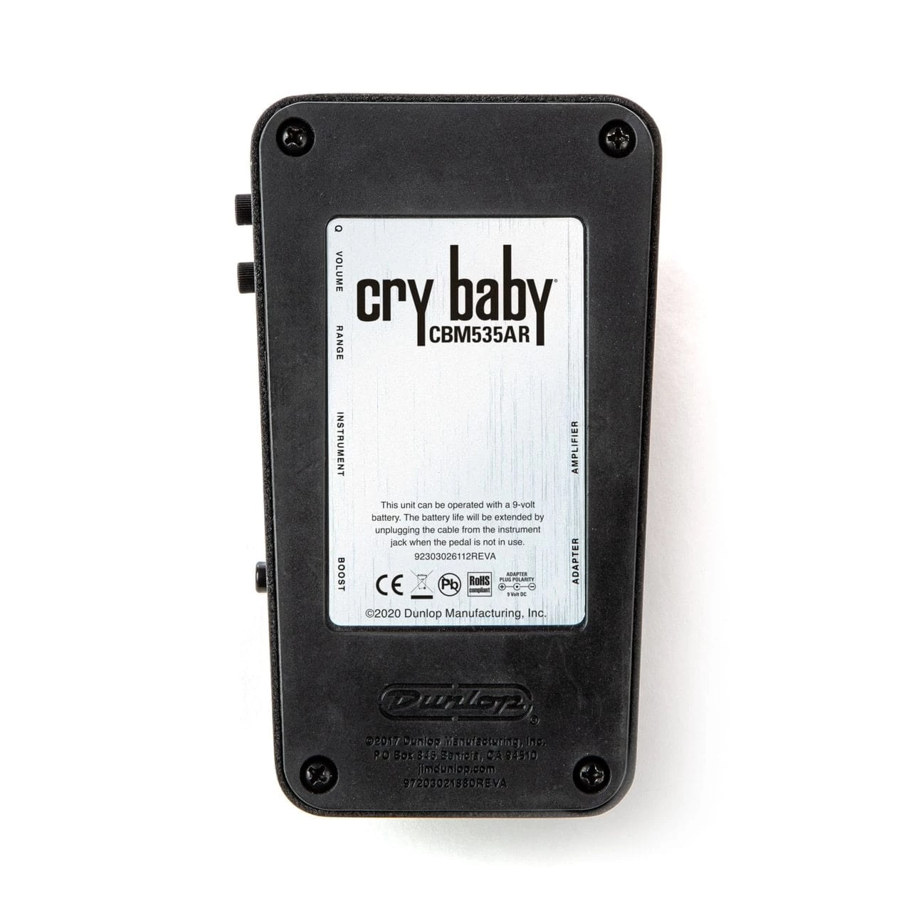 Dunlop Effects CRYBABY® Q MINI 535Q AUTO-RETURN WAH | CBM535AR 7 Dunlop Effects CRYBABY® Q MINI 535Q AUTO-RETURN WAH | CBM535AR