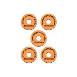 Cympad CS15/5O Cympad Chromatics Foam Cymbal Washer 5-Piece Crash Set Orange Drum Accessories