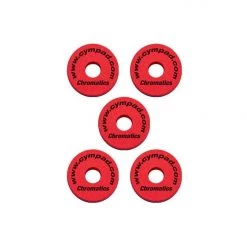 Cympad CS15/5R Cympad Chromatics Foam Cymbal Washer 5-Piece Crash Set Red