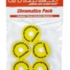 Cympad CS15/5Y Cympad Chromatics Foam Cymbal Washer 5-Piece Crash Set Yellow Drum Accessories