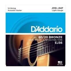 D'Addario 80/20 Bronze Acoustic Guitar Strings Guitar Accessories