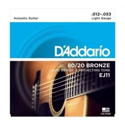 D'Addario 80/20 Bronze Acoustic Guitar Strings Guitar Accessories