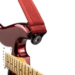 Guitar Accessories D'Addario Auto Lock Guitar Strap | Blood Red