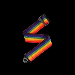 D'Addario Auto Lock Polypro Guitar Strap Rainbow | PWSAL411 Guitar Accessories