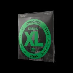 Guitar Accessories D'Addario Bass Guitar Strings, Light, 40-95, Long Scale | ECB80