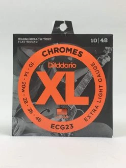 Guitar Accessories D'Addario Chromes Flat Wound Guitar Strings