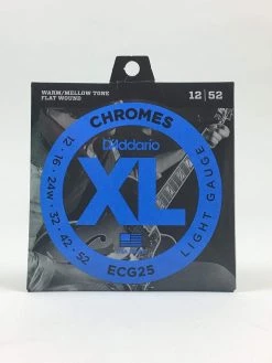 Guitar Accessories D'Addario Chromes Flat Wound Guitar Strings