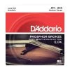 D'Addario EJ74 Phosphor Bronze Medium Mandolin Strings Folk Instrument Accessories