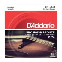 D'Addario EJ74 Phosphor Bronze Medium Mandolin Strings Folk Instrument Accessories