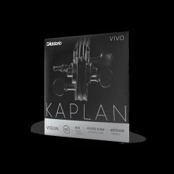 D'Addario Kaplan Vivo Violin String Set 4/4 Scale Medium Tension