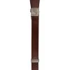 Guitar Accessories D'Addario Leather Guitar Strap Braided Brown | L25S1501