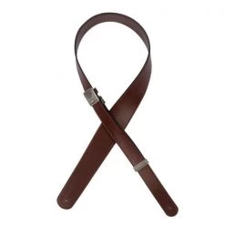Guitar Accessories D'Addario Leather Guitar Strap Braided Brown | L25S1501