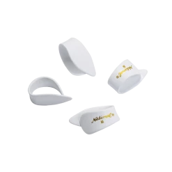 D'Addario National Celluloid Thumb Picks, Large White - 4-Pack Guitar Accessories