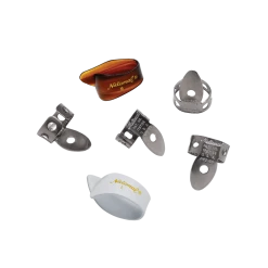 D'Addario National Stainless Steel Finger Pick Bundle - 6 Pack