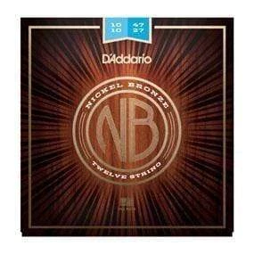 D'Addario Nickel Bronze 12-String Acoutic Guitar String | 10-47 3 D'Addario Nickel Bronze 12-String Acoutic Guitar String | 10-47