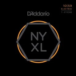 D'Addario NYXL 7-String Electric Guitar Strings | Regular Light
