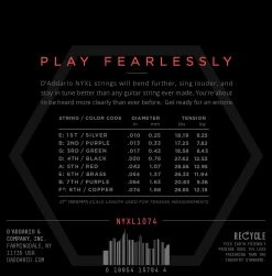 D'Addario NYXL Electric Guitar Strings | Heavy Bottom