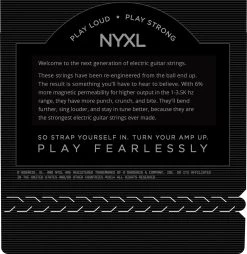 D'Addario NYXL Wound 3rd Electric Guitar Strings | Medium