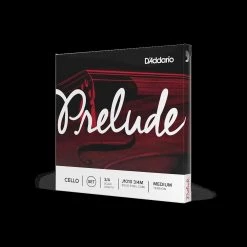 Strings D'Addario Prelude Cello Single A String, 3/4 Scale, Medium Tension | J101134M