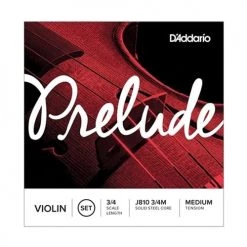 D'Addario Prelude Violin Single G String, 3/4 Scale, Medium Tension | J81434M Strings