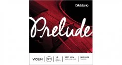 D'Addario Prelude Violin String Set, 1/8 Scale, Medium Tension Strings