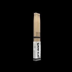 Drum Sticks D'Addario ProMark Classic Attack 5B Shira Kashi Oak Drumstick, Oval Wood Tip, 4-Pack