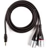 D'Addario PW-MPXLR-06 Planet Waves Custom Series 3.5mm To Dual XLR Y-Cable 2 D'Addario PW-MPXLR-06 Planet Waves Custom Series 3.5mm To Dual XLR Y-Cable