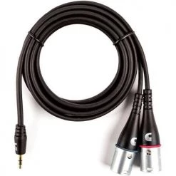 D'Addario PW-MPXLR-06 Planet Waves Custom Series 3.5mm To Dual XLR Y-Cable
