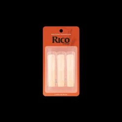 D'Addario Rico Baritone Sax Reeds, Strength 2.5, 3-pack | RLA0325