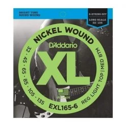 D'Addario XL Nickel Wound Bass Guitar Strings Guitar Accessories