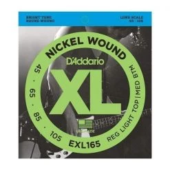 D'Addario XL Nickel Wound Bass Guitar Strings Guitar Accessories