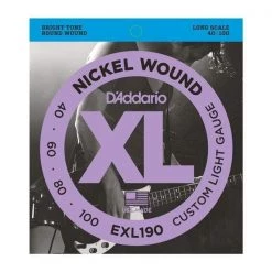 D'Addario XL Nickel Wound Bass Guitar Strings Guitar Accessories