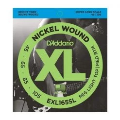 D'Addario XL Nickel Wound Bass Guitar Strings Guitar Accessories