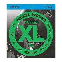D'Addario XL Nickel Wound Bass Guitar Strings Guitar Accessories