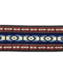 OMG MUSIC Guitar Accessories D'Andrea Ace Vintage Reissue Guitar Strap | Blue And Red Weave