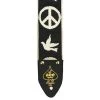 OMG MUSIC D'Andrea Ace Vintage Reissue Guitar Strap | Peace And Dove Guitar Accessories