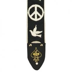 OMG MUSIC D'Andrea Ace Vintage Reissue Guitar Strap | Peace And Dove Guitar Accessories