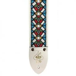 OMG MUSIC D'Andrea Ace Vintage Reissue Guitar Strap | Stained Glass