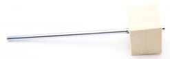 Danmar Bass Drum Beater | Square Felt With Chrome Shaft