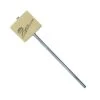 Danmar Bass Drum Beater | Square Felt With Chrome Shaft