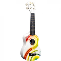 Amati's Amahi DDUK7 Psychedelic Ukulele, Soprano *Cosmetic Damage* Ukuleles