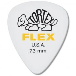 Dunlop 428P.73 Tortex Flex Standard Guitar Picks, .73mm, 12 Pack