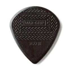 Dunlop 471P3S Jazz III Stiffo Max-Grip Guitar Pick 6-Pack